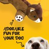 Dog Dog Big Fat Squirrel Plush Chew Toy Stuffed Animal