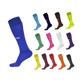 Grip Active Softer Long Socks Unisex Football GAA Gaelic Training Running –Tennis – Netball - Cycling - Volleyball Sports Outdoor Hockey - Rugby - Soccer (Small/UK 2-5/EU 37-40, Blue)