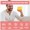 Hand Exercise Ball, Finger Therapy Ball, Grip Strengthener for Adults