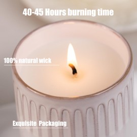 KONNI 11oz Premium Scented Candles for Home -Soy Wax Candles, Blood Orange Scented Candle for Women & Men, Long-Lasting Aromatherapy Candle,Non Toxic Candles Gift (White and Orange Ceramic Mug)