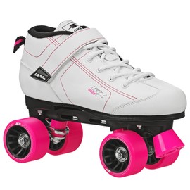 Pacer GTX-500 Roller Skates - Newly Revised Model (White, Mens 7/Ladies 8)