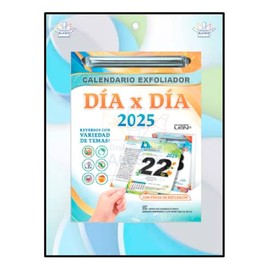 AleJaz | Calendario Exfoliador Día X Día 2025 Para Colgar En Pared Hojas para Arrancar