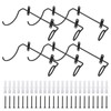 Ubamdom 6 Pcs Wall Mounted Wine Rack Holders - Metal