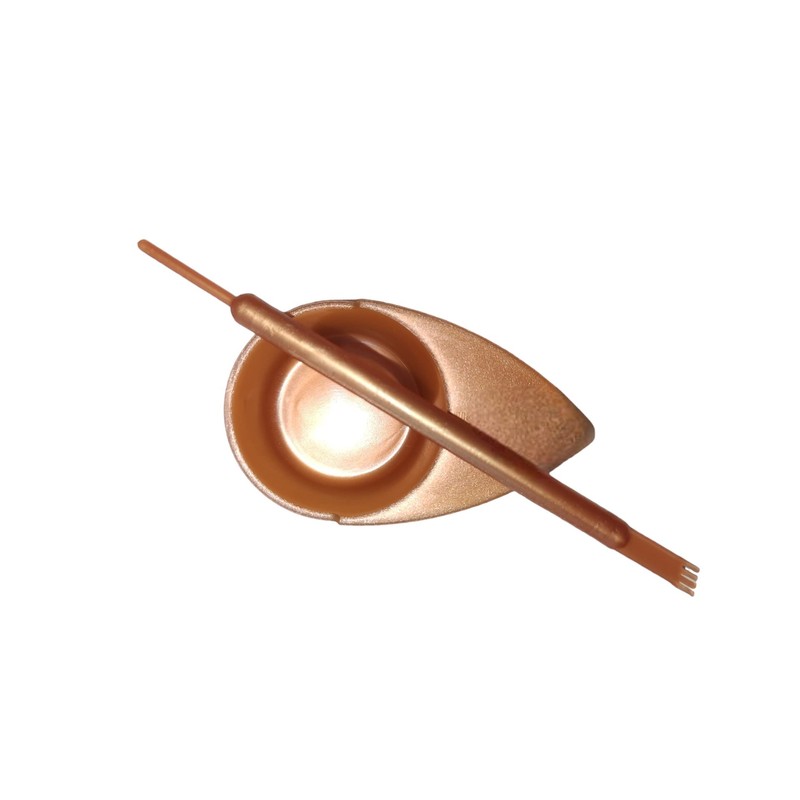 MilleniumHair Mini Colouring Bowl and Brush for Eyelash Colour and