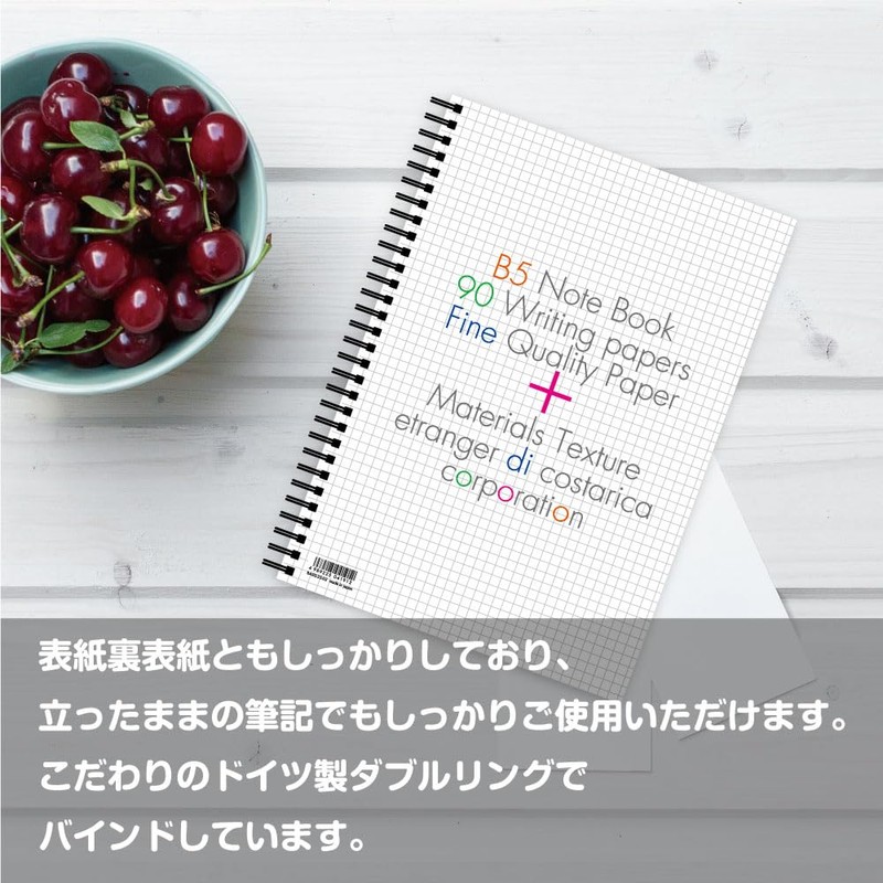 Etranger Di Costa Rica Double Ring Notebook, 90 Sheets, BASIS