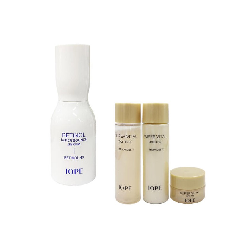 IOPE New 아이오페 레티놀 슈퍼 바운스 세럼50ml 기프트세트 탄력세럼 New