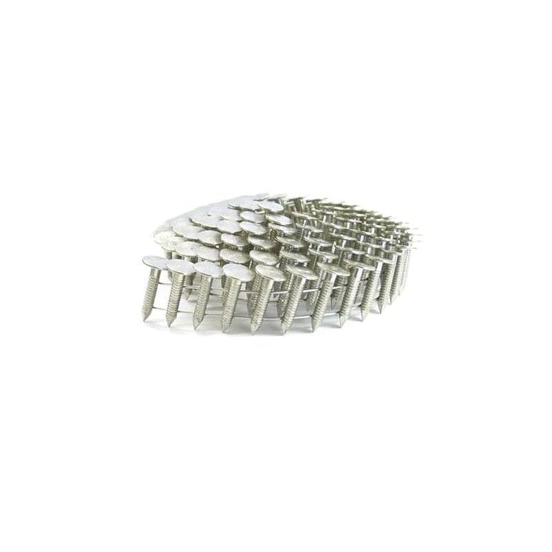 3/4" Ring 304SS Coil Roofing Nails 1,200ct