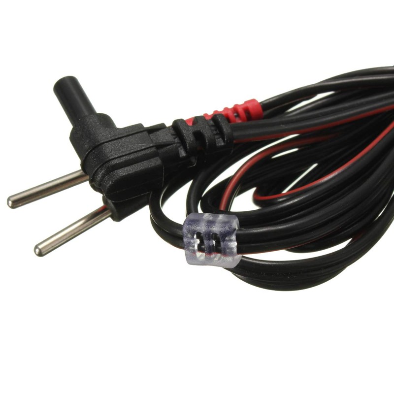 Vogueing Tool 1 Pair Tens/EMS Standard Electrode Lead Wires Jack
