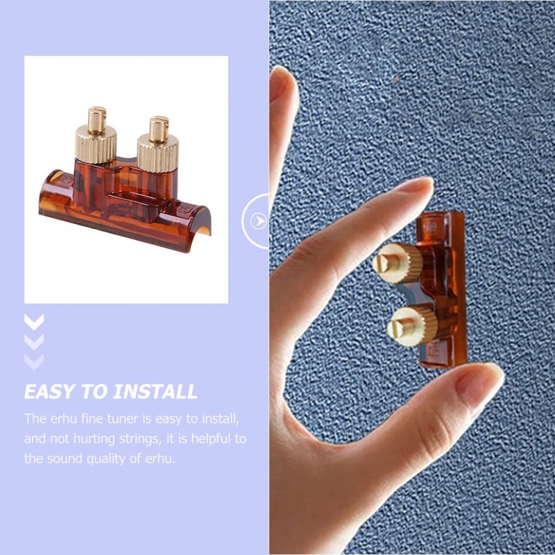 Abaodam Fine Tuner String Tune Adjuster Copper Plastic Replacement Accessory