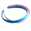 Yazon 15mm Plastic Headbands for Girls Women Colorful Headband with