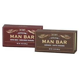 San Francisco Soap Co Man Bar 10 Oz Bar Soap - One Each Cardamom-Juniper and Exotic Musk-Sandalwood