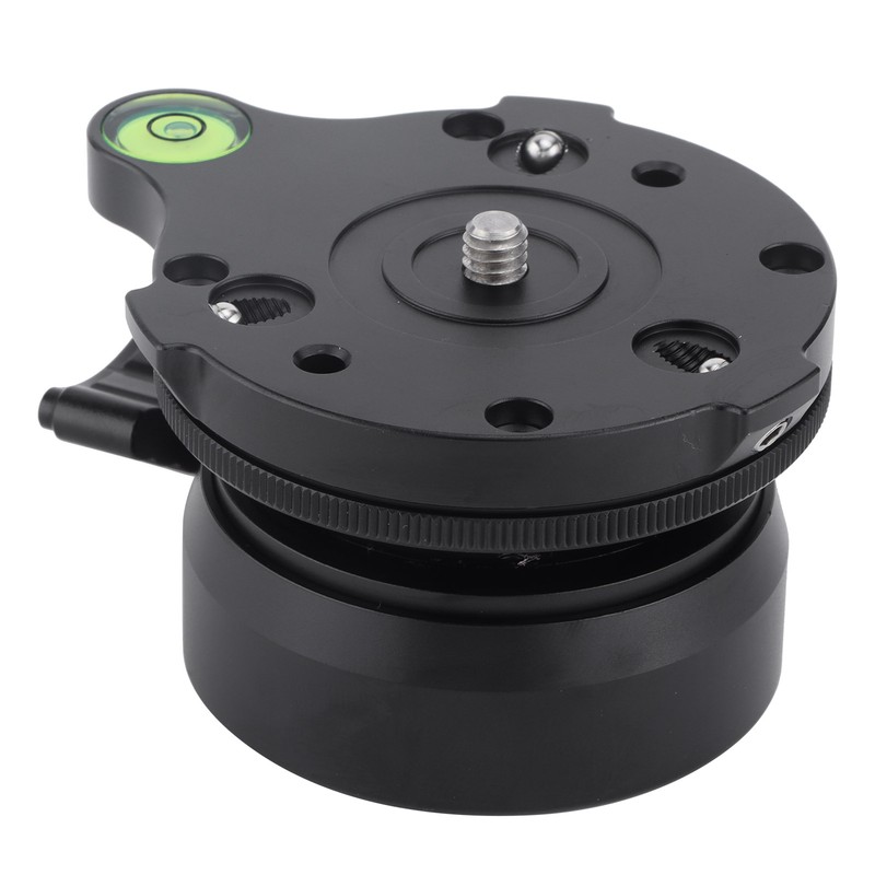Tripod Head DY‑60N Tripod Leveling Base Leveler Adjusting Plate for