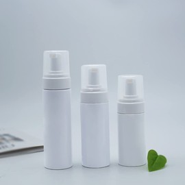 GSHLLO 2 Pcs 120 ml Empty Foam Pump Bottles Refillable Hand Sanitizer Bottles Mousse Soap Dispenser Shampoo Foaming Containers