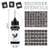 NewCraft Temporary Tattoos Kit, Permanent Tattoo, 4 Pcs with Three