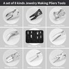 YEUIKERR 8 Pcs Professional Jewelry Making Tools Kit, Micro Jewelry