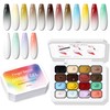 Karroy Sponge Pat Paint Nail Gel, Ombre Nails Gradient Gel