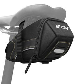 BV Bicycle Y-Series Strap-On Bike Saddle Bag/Bicycle Seat Pack Bag, Cycling Wedge with Multi-Size Options (Large)
