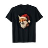 Merry Fox Bringing Christmas Joy Costume T-Shirt, black