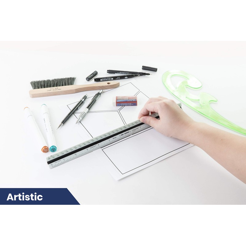 Pacfiic Arc T5120 Tri Color Architect scale 12 inch