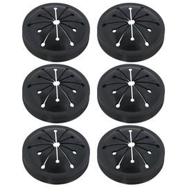 lingsee 6 Pcs Garbage Disposal Splash Guards Sink Baffle Cover Disposal Replacement 3-1/8 Inch Food Waste Disposal Part Accessories Kitchen Drain Plugs for Kitchen