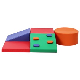 Hipicute Soft Climbing Indoor Set for Toddlers - 5PCS Foam Climbing Blocks for Crawling, Sliding, and Active Play - Safe Toddler Climbing Toys for Ages 1-3