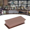 Toothpick Holder Stainless Steel Rectangular Toothpick Holder with Lid for