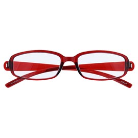 Baiene Snap Glass Square Shiny D Red +2.00