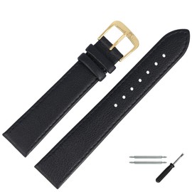 MARBURGER Watch Strap 18 mm Smooth Leather with Seam Tool Assembly Set 75918