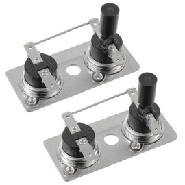 CDDCWZ Upgraded 232306 Thermostat Switch RV Water Heater Thermostat RV Water Heater Parts 120V Compatible with Suburban Heaters 2 Pack