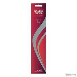 GONESH Everyday Incense Strawberry Incense Sticks 30 Sticks Set of 10