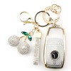 Rayslesan Sparkly Key Fob Cover with Cherry Keychain, Bling TPU