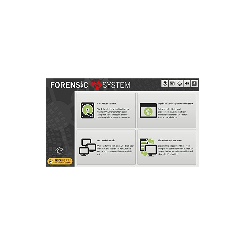 SecuPerts Forensic System - Analysis Tool for Computer and Network