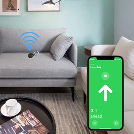 Key Finder Case for Tile Sticker Tracker 2022 2-Pack with Keychain, Item Finder Accessory, Protective Cover Sleeve for Tile Tracker Tag, Pet Dog Cat Collar Holder,Orange Purple