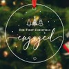Our First Christmas Engaged Ornament 2024 Engagement Gifts for Couples