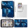 Egmelos Trading Card Binder, PU Leather Football Card Binder, Card