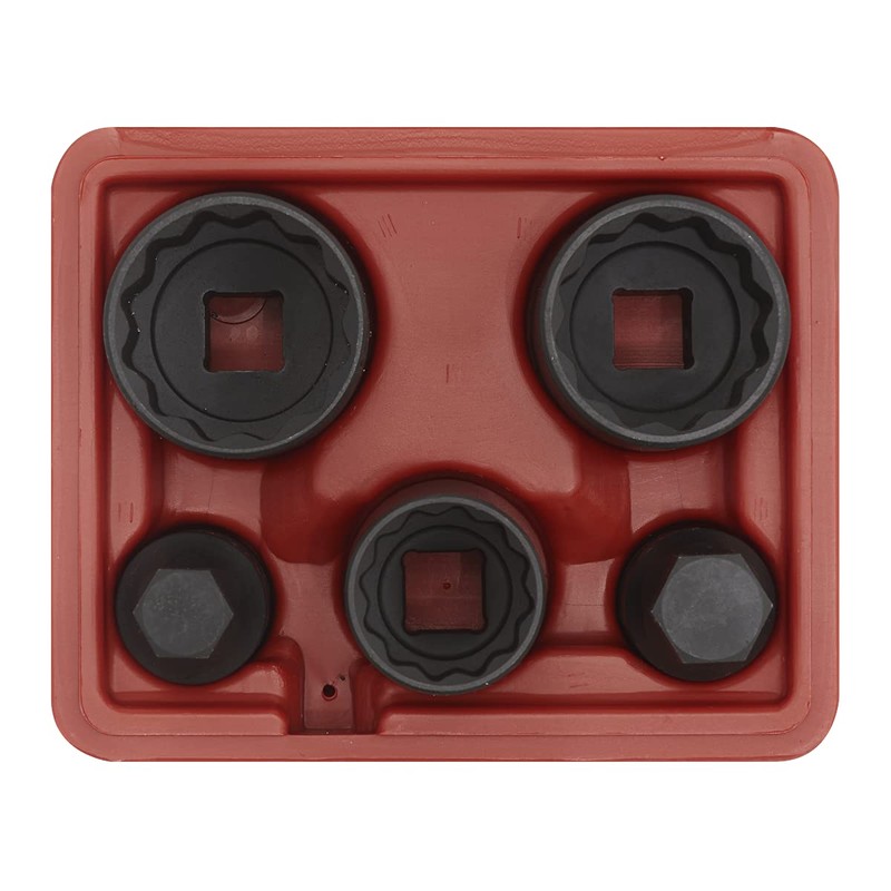 Sealey SX053 Impact Hub Socket & Socket Bit Set 5pc