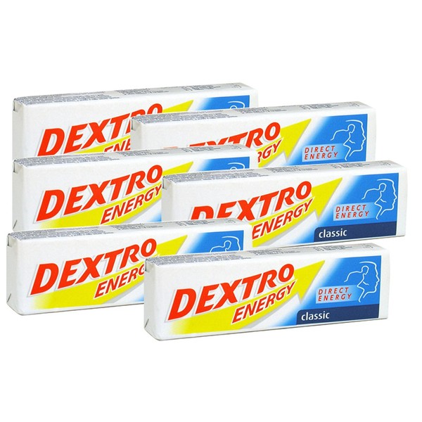 Dextro Energy Dextrose Tablets Classic Flavour 47g (PACK OF 6)