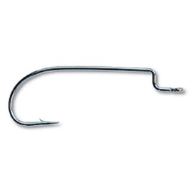 Mustad 39121NP-BN Anzuelo Offset Worm 4/0, 5 Piezas
