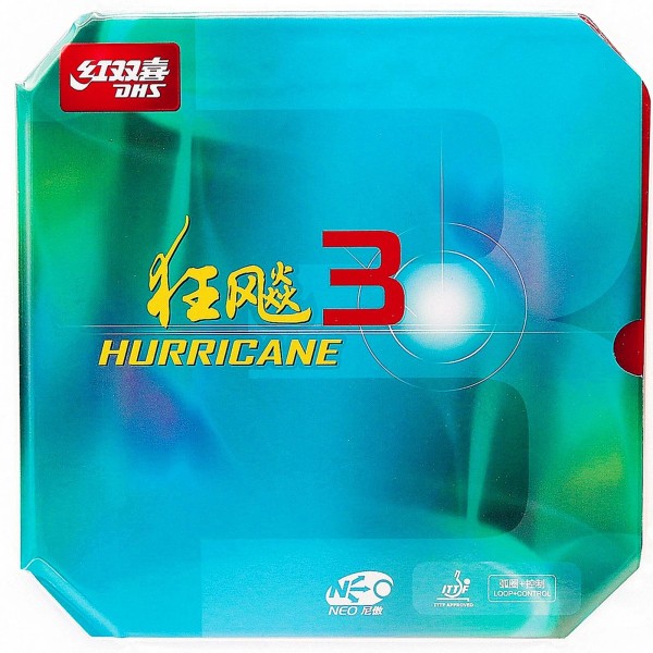 DHS Hurricane 3 NEO Table Tennis Ping Pong Sheet Rubber
