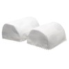 Classic Home Store Water Lily Standard Round Arm Caps Pair