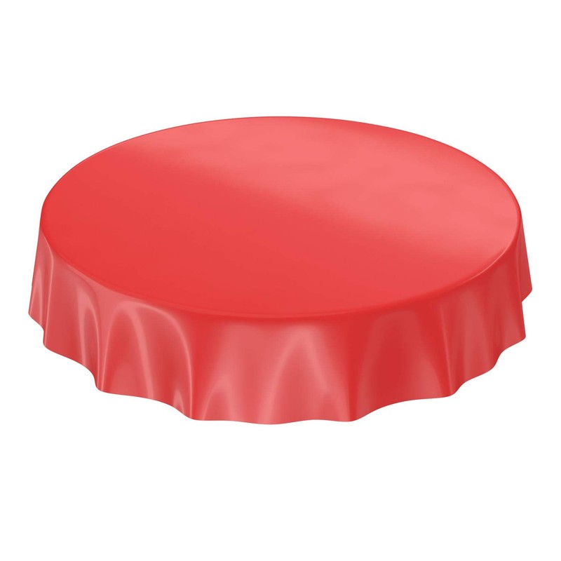 Oilcloth Tablecloth Oilcloth Washable Tablecloth Plain Gloss Red Cut Edge