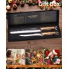 Naitesen Professional Brisket Carving Knife Set for Men, Hand Forged