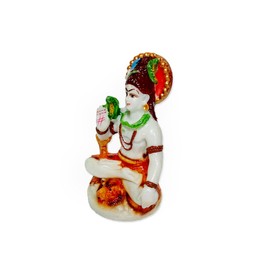 Fabzone Marble Look Lord Shiv Sankar Idol Bhole Nath God Shiva Handicraft Statue Spiritual Puja Vastu Showpiece Fegurine Religious Pooja Murti