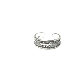 ADJUSTABLE 925 Sterling Silver TOE Ring (TR16091611) - Gift Boxed