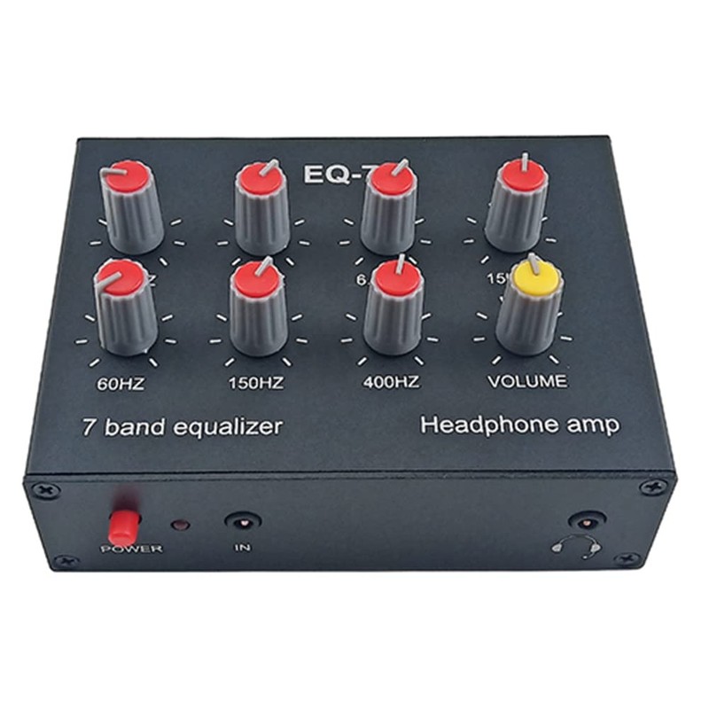 Asyduey 7-Segment Equalizer Tone Treble Bass Adjustment Mobile Computer Game