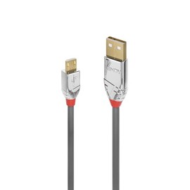 LINDY 2m CROMO LINE USB2.0 Type-A to Micro-B Cable (Model Number: 36652)