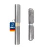 ATTAS Door Hinge for Welding, Galvanised Metal with Spring, 2