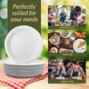 Reli. Compostable Paper Plates 9 Inch (140 Pack Bulk) White