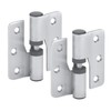 Cubicle Hinges Satin Stainless Steel Toilet Cubicle 80mm Gravity Hinges