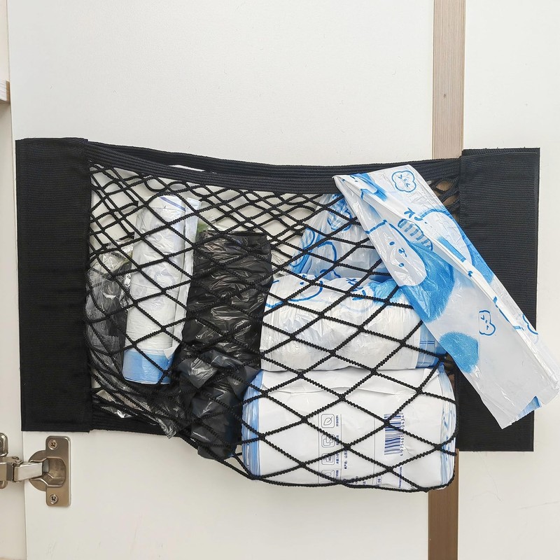 Large Trash Bag Holder Mesh Storage Net Grocery Bag,Plastic Bag